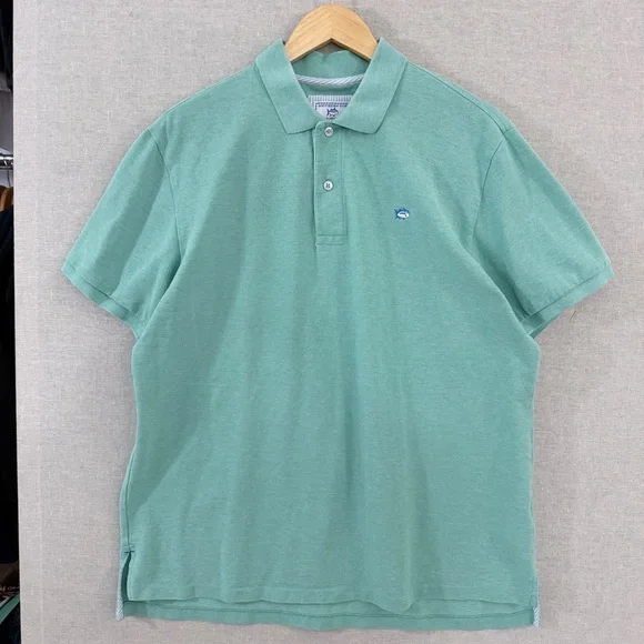 Southern Tide Skipjack Polo Shirt Seafoam Green Large - Picture 2 of 8